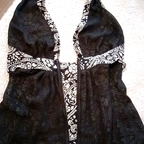 Winter Catc open back chiffon Dress sz S - Picture 6 of 8